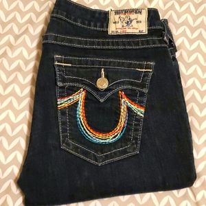 True Religion Rainbow Skinny Jeans